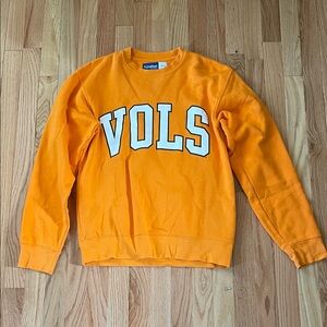 Tennessee VOLS Football Crewneck Sweatshirt Mens Small Graphic Logo Athletic